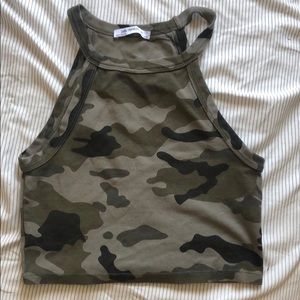 Zara Crop top Camo